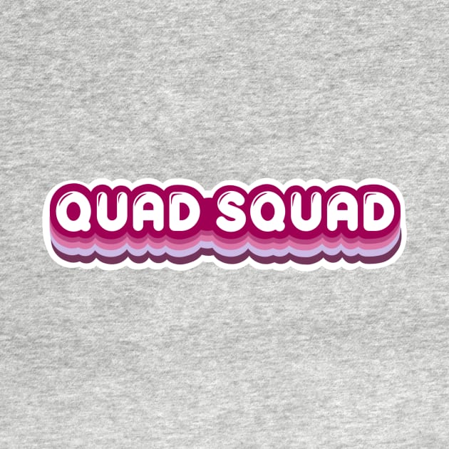 Quad Squad 70s Vibes Skater by tonirainbows
